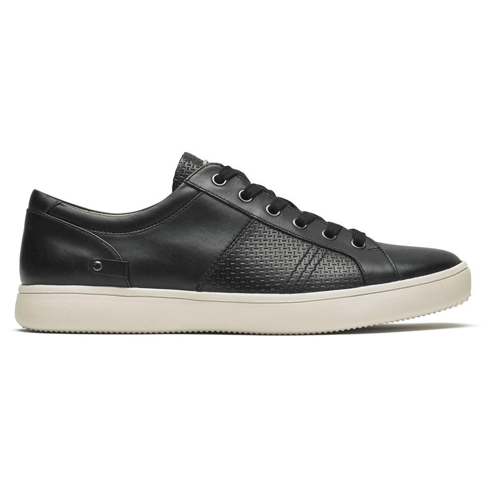 Sneakers Barbati Rockport Colle Tie Negrii - Romania 3420-WVPIT